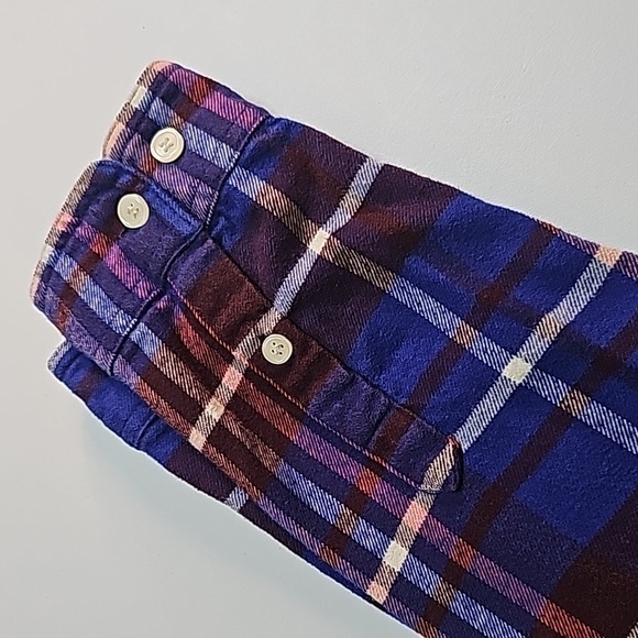 J Crew Flannel Shirt 1/2 Zip Sz Sm - Picture 13 of 13